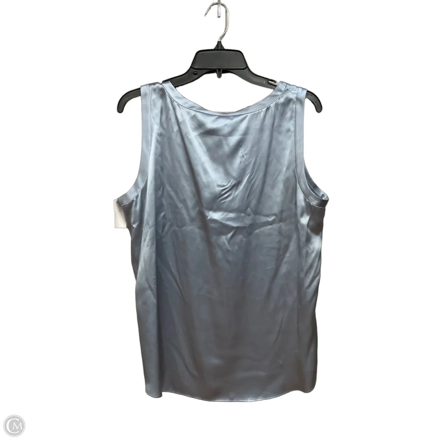 Top Sleeveless Designer By Lafayette 148 In Blue, Size: L
