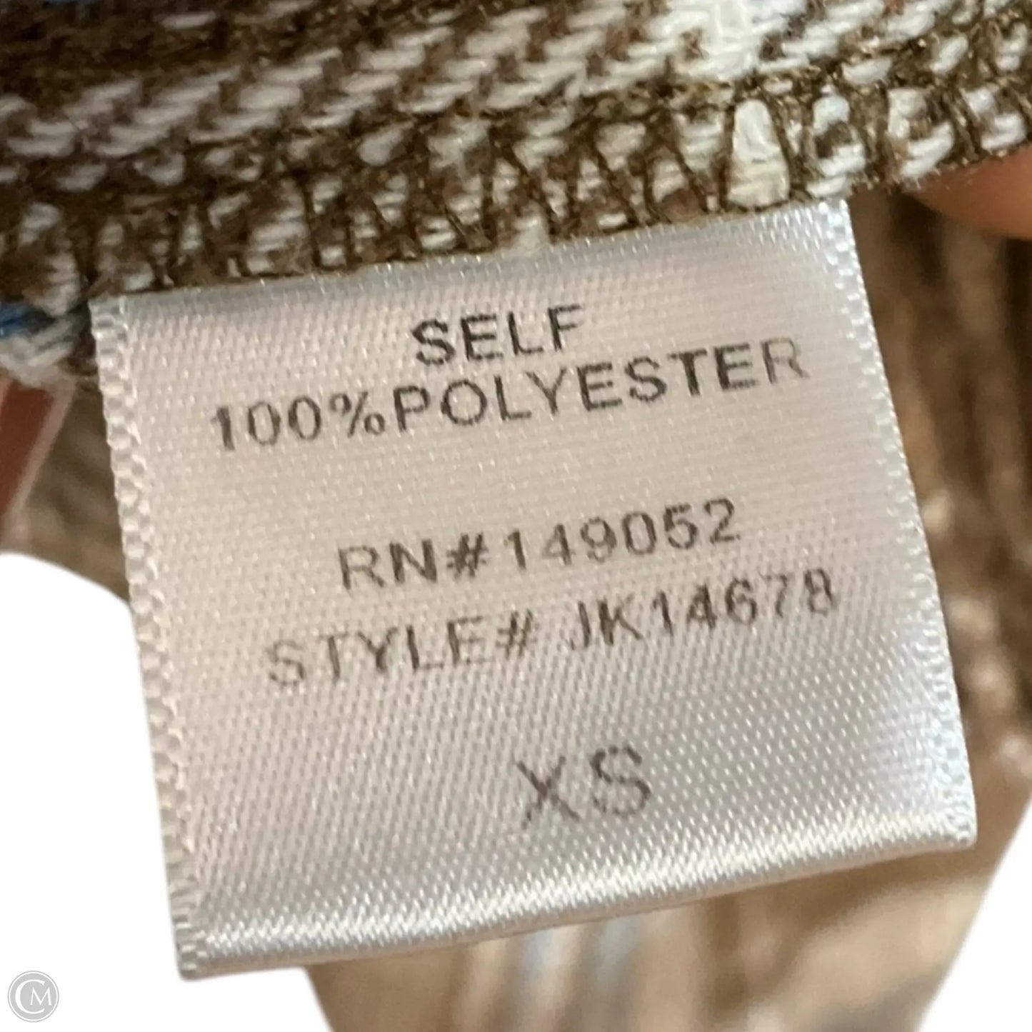 Jacket Other By Windsor In Tan, Size: Xs