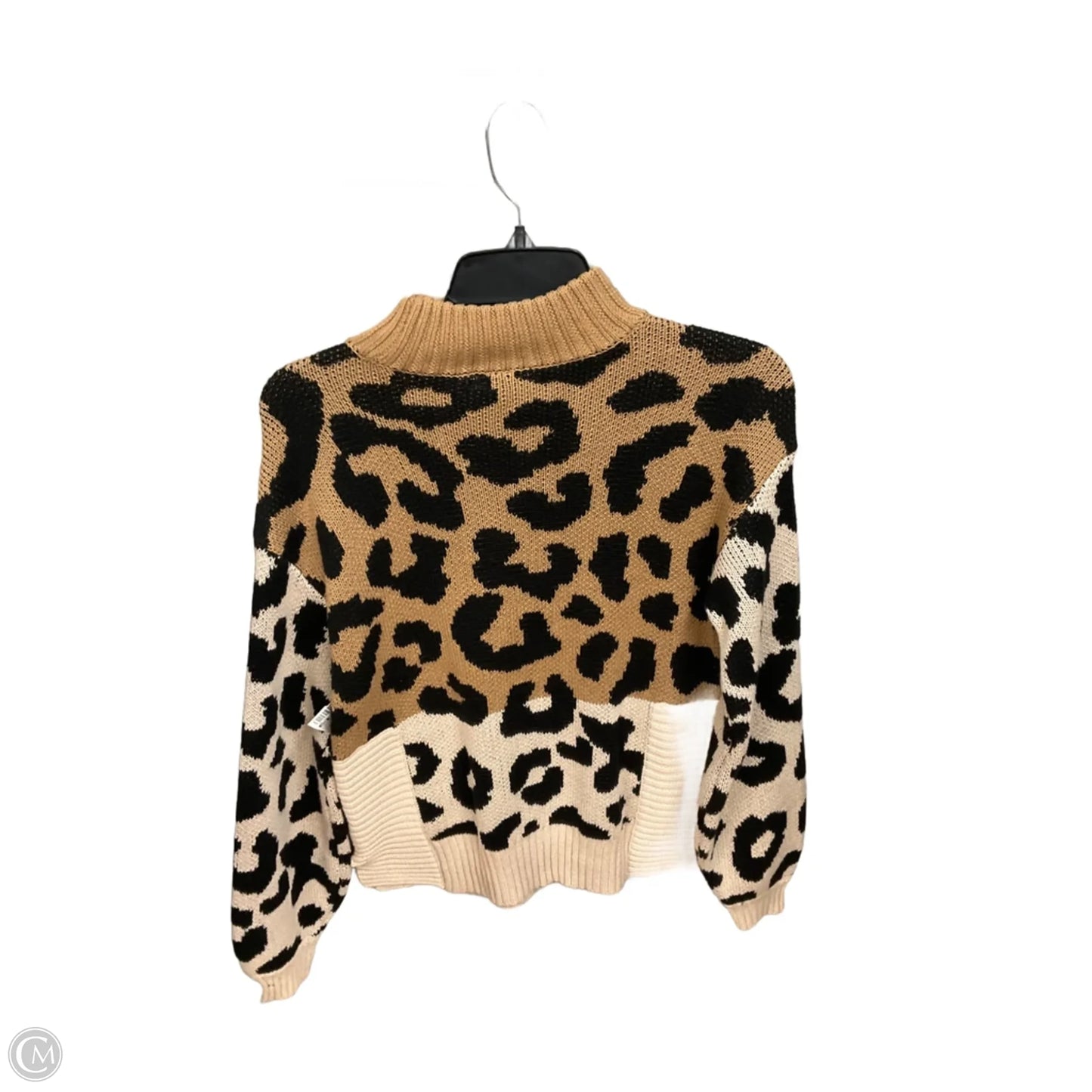 Sweater By Nine West In Animal Print, Size: S
