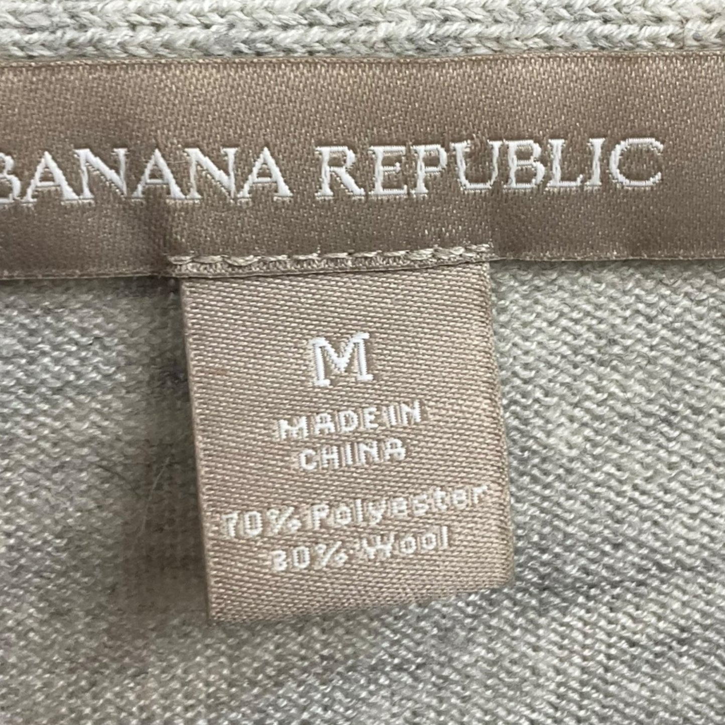 Sweater By Banana Republic In Grey, Size: M