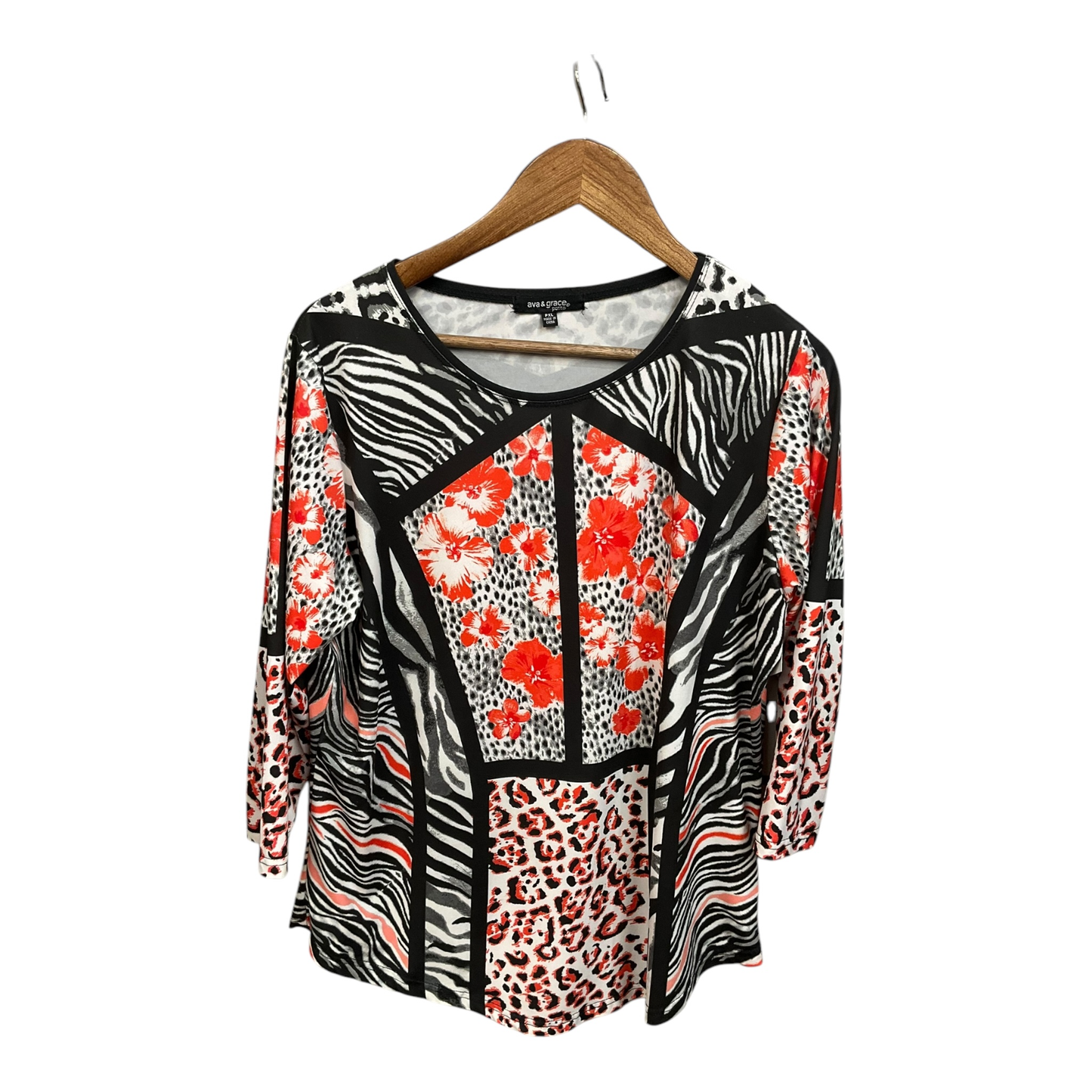 Blouse 3/4 Sleeve By Clothes Mentor Size: Xlp