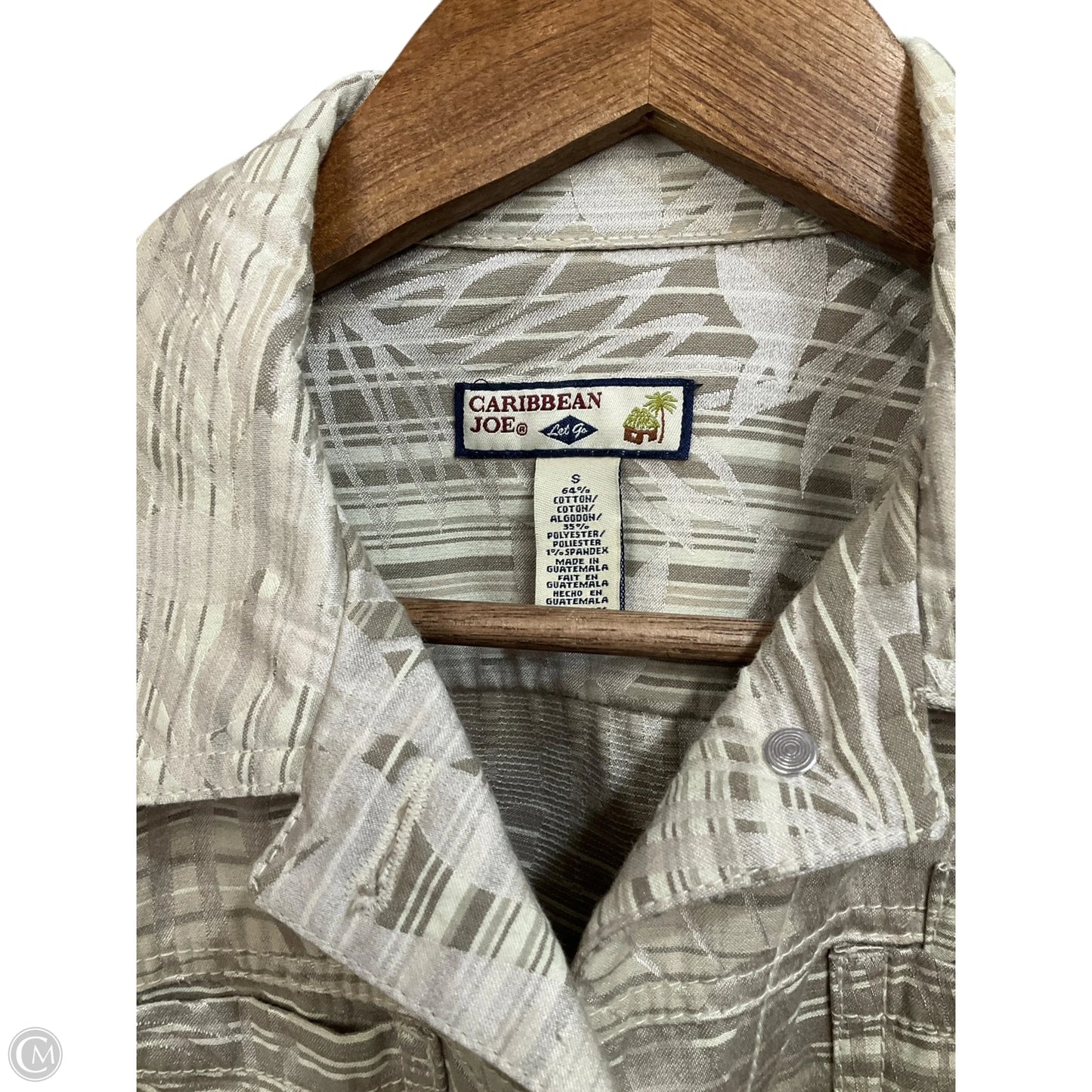 Jacket Other By Caribbean Joe In Tan, Size: S