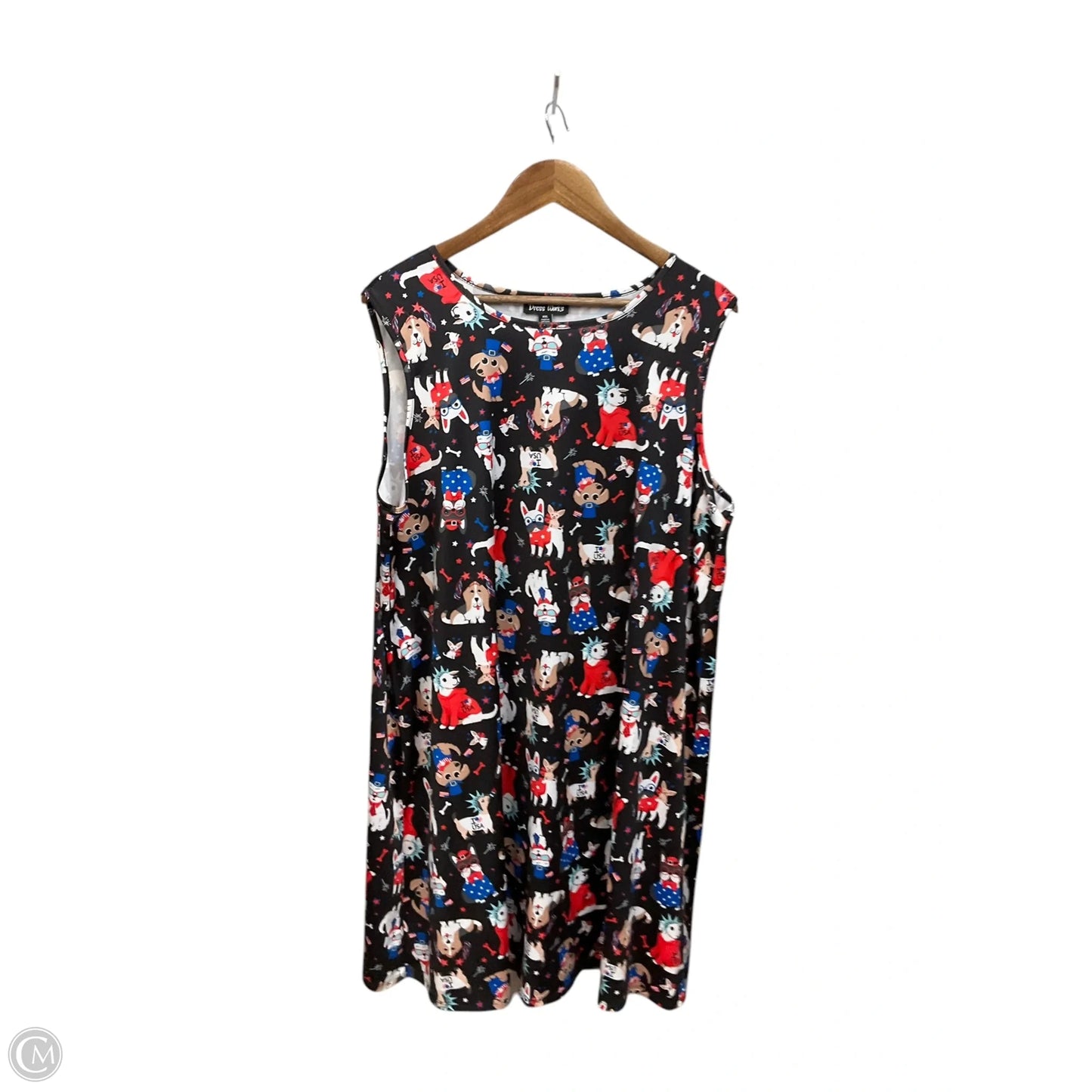 Dress Casual Midi By Clothes Mentor In Black, Size: Xxl