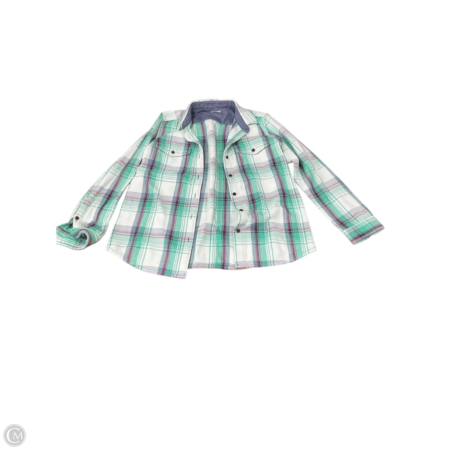 Jacket Other By Clothes Mentor In Green, Size: L