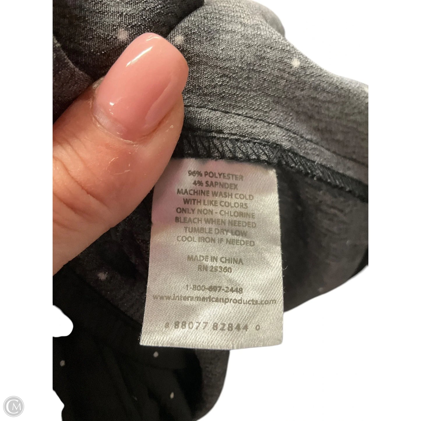 Blouse Long Sleeve By Dip In Black & White, Size: M