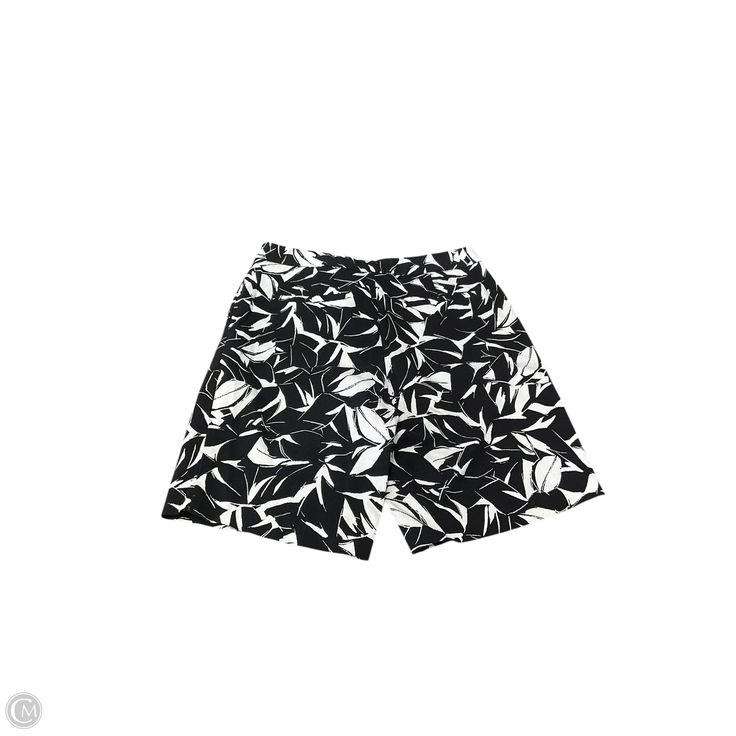 Shorts By Mario Serrani In Black & White, Size: 6