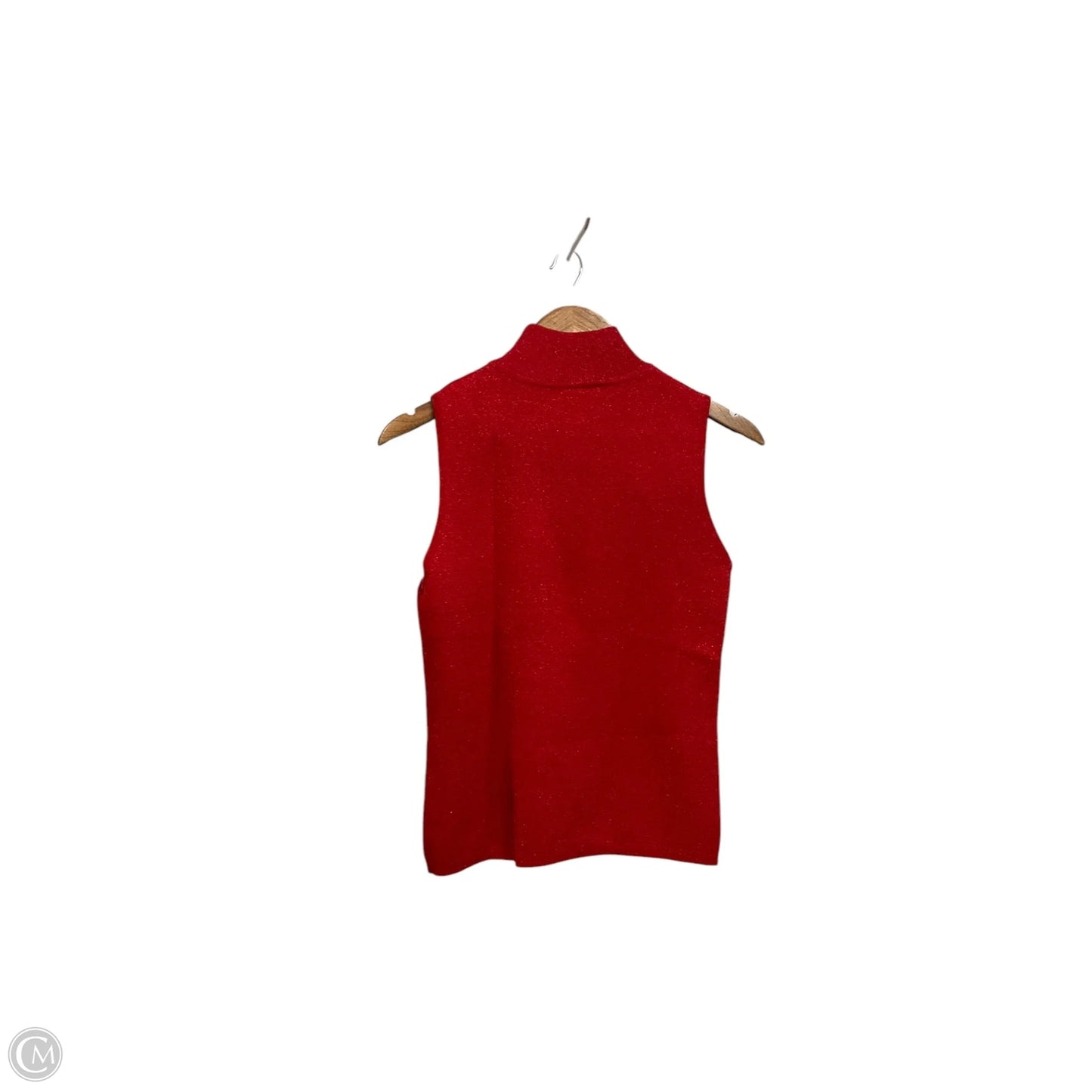 Top Sleeveless By Clothes Mentor In Red, Size: M