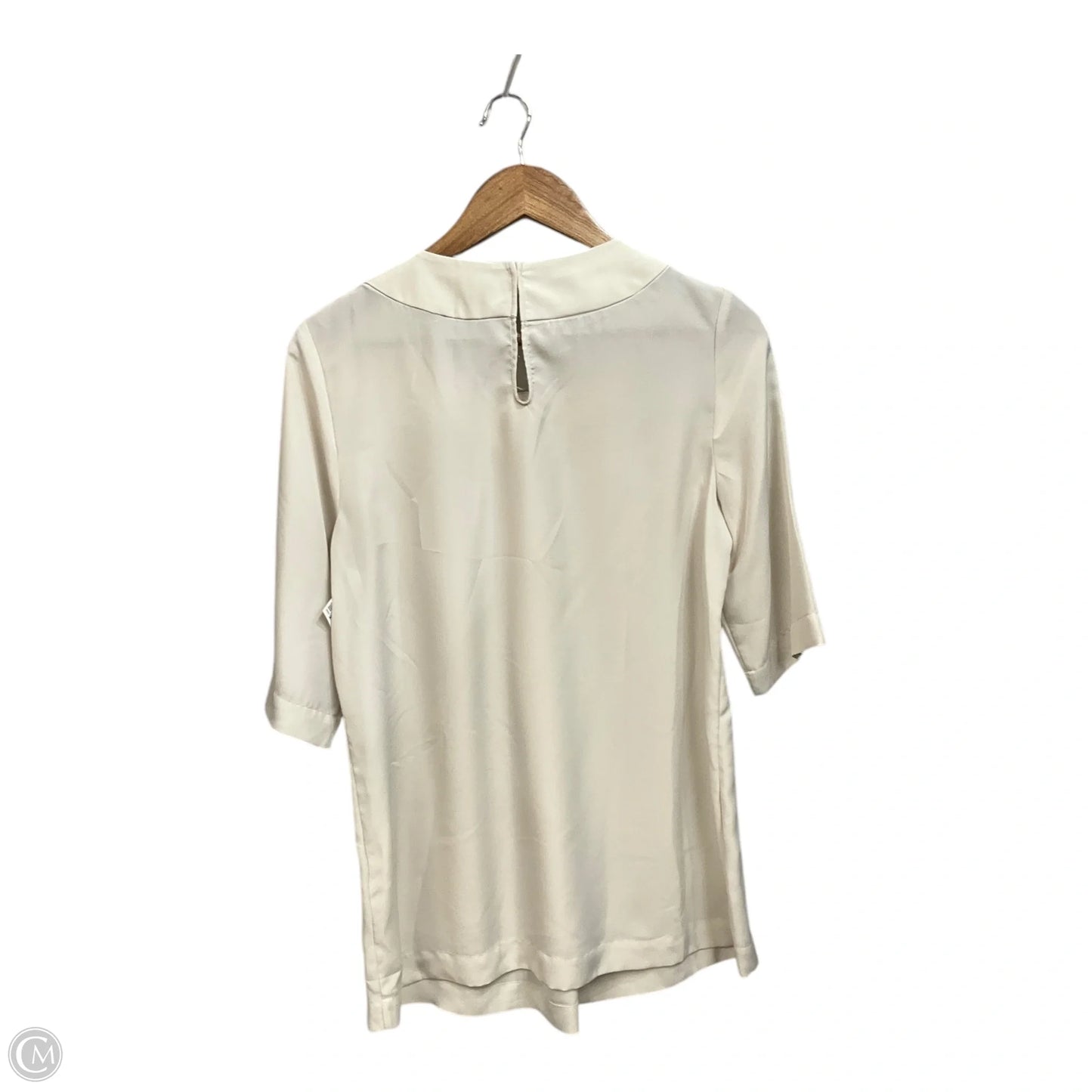 Tunic 3/4 Sleeve By Simply Vera In Tan, Size: S