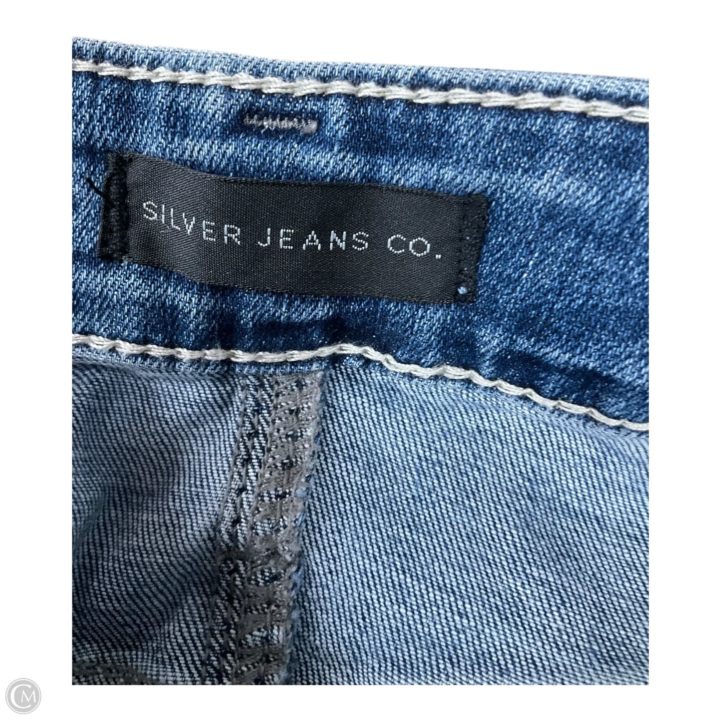 Capris By Silver In Blue Denim, Size: 18