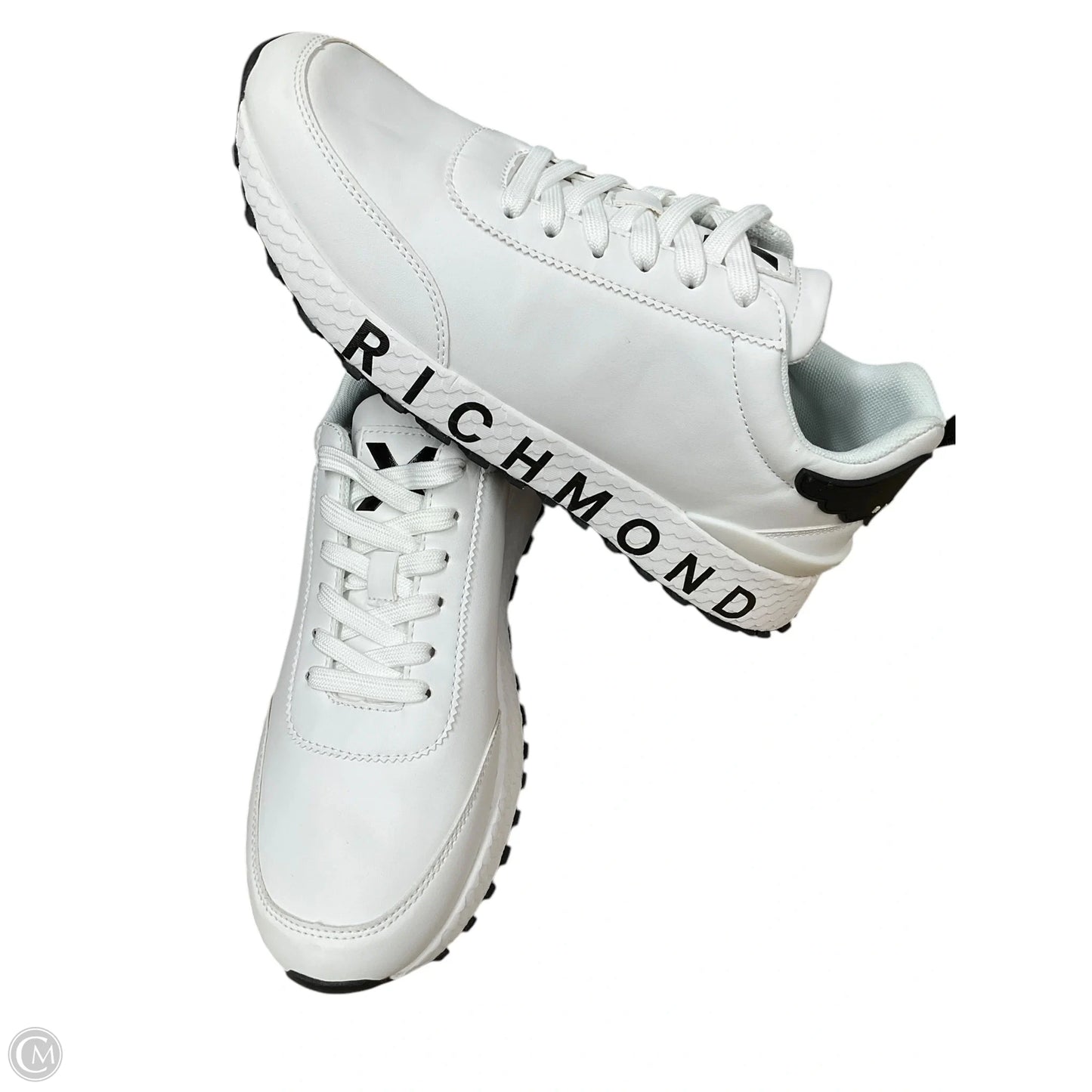 Shoes Sneakers By Clothes Mentor In Black & White, Size: 10