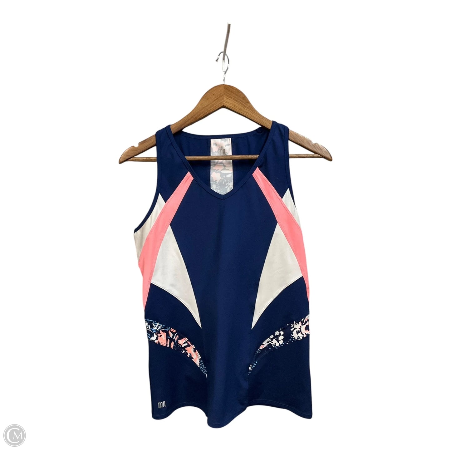 Athletic Tank Top By Tail In Blue, Size: L