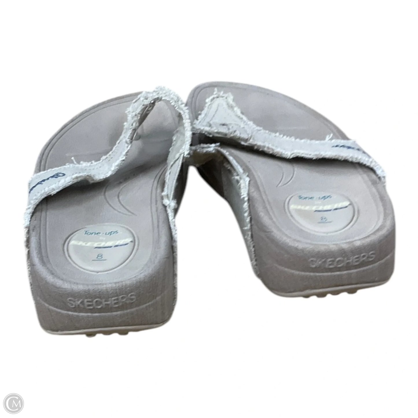 Sandals Flip Flops By Skechers In Tan, Size: 8