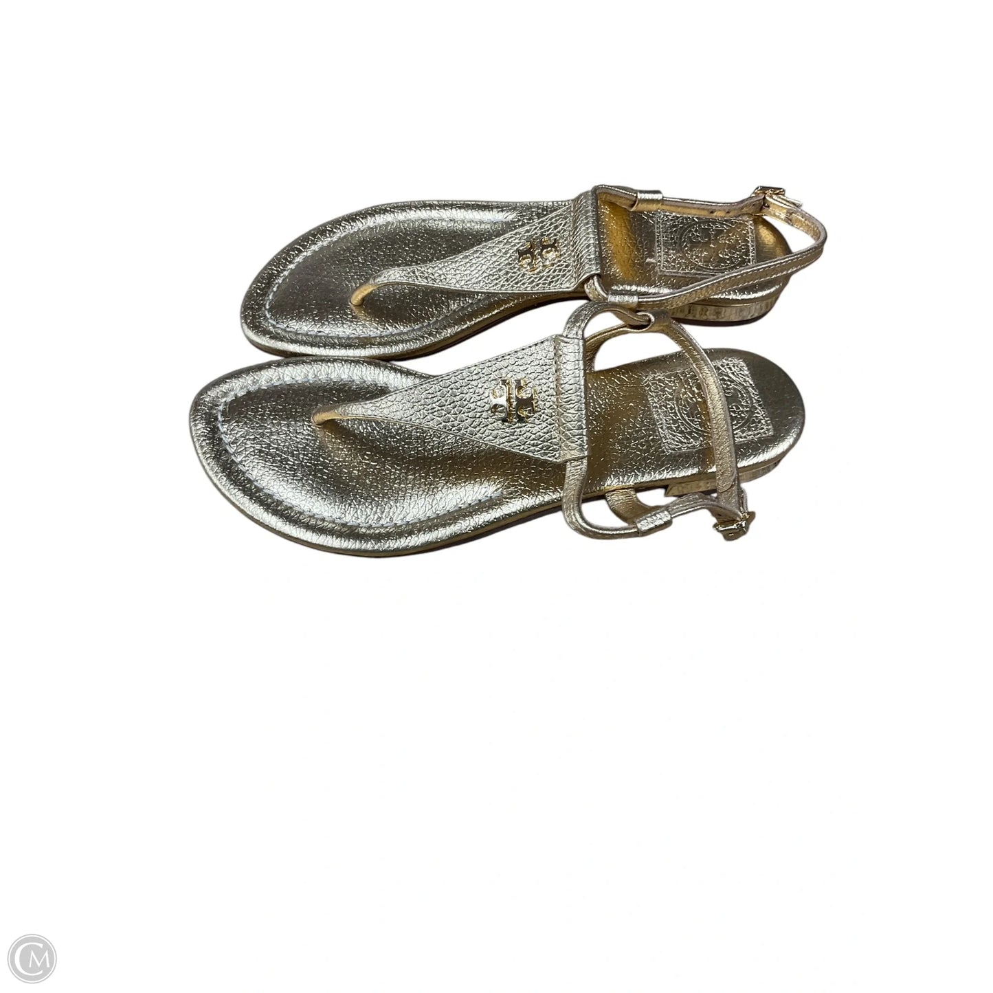 Sandals Designer By Tory Burch In Gold, Size: 6