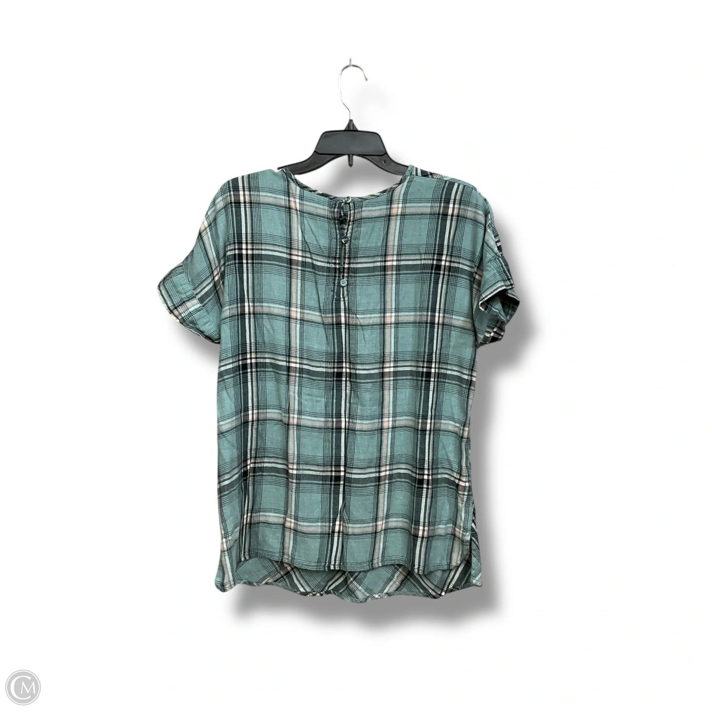 Top Short Sleeve By J. Jill In Green, Size: M