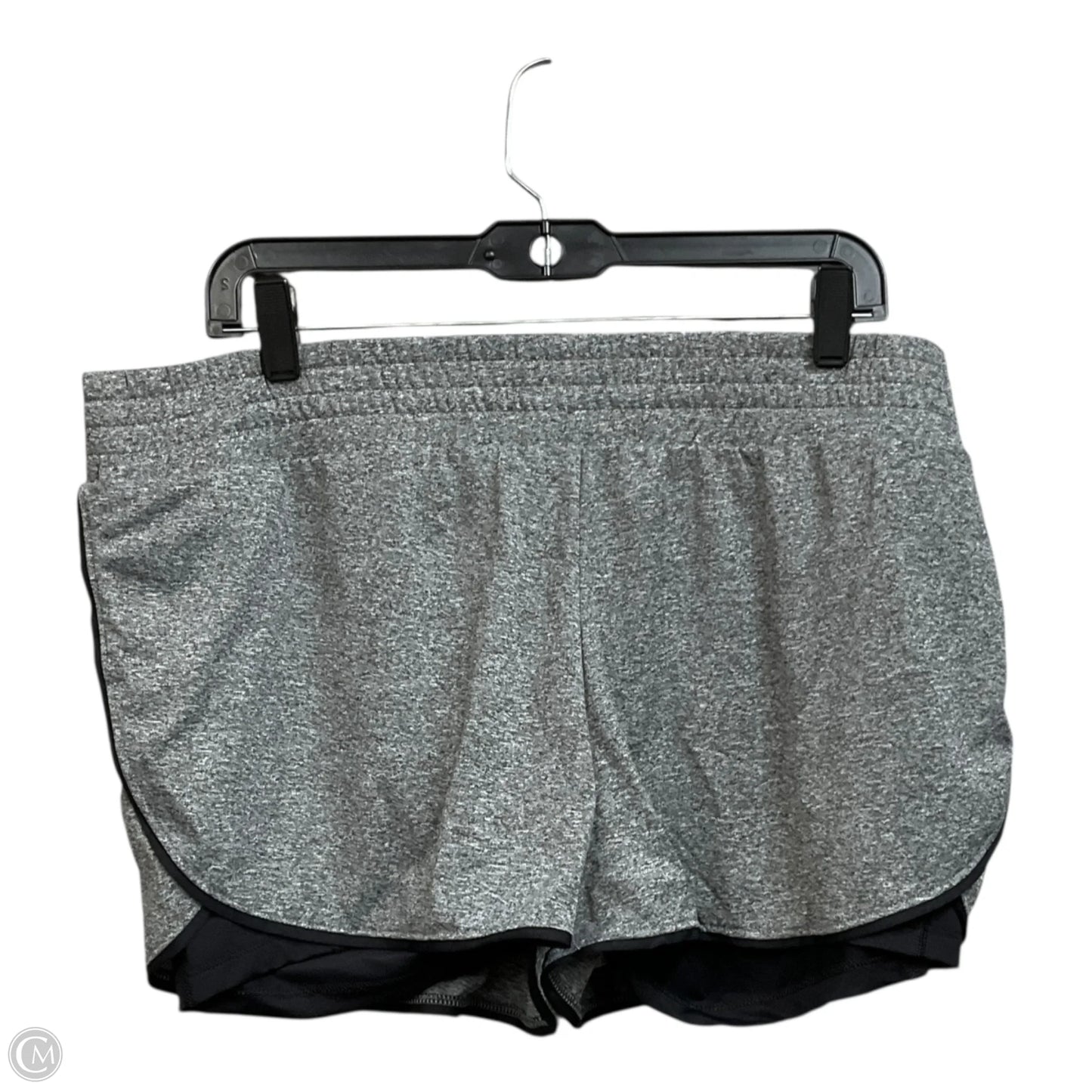 Athletic Shorts By Brooks In Grey, Size: Xl