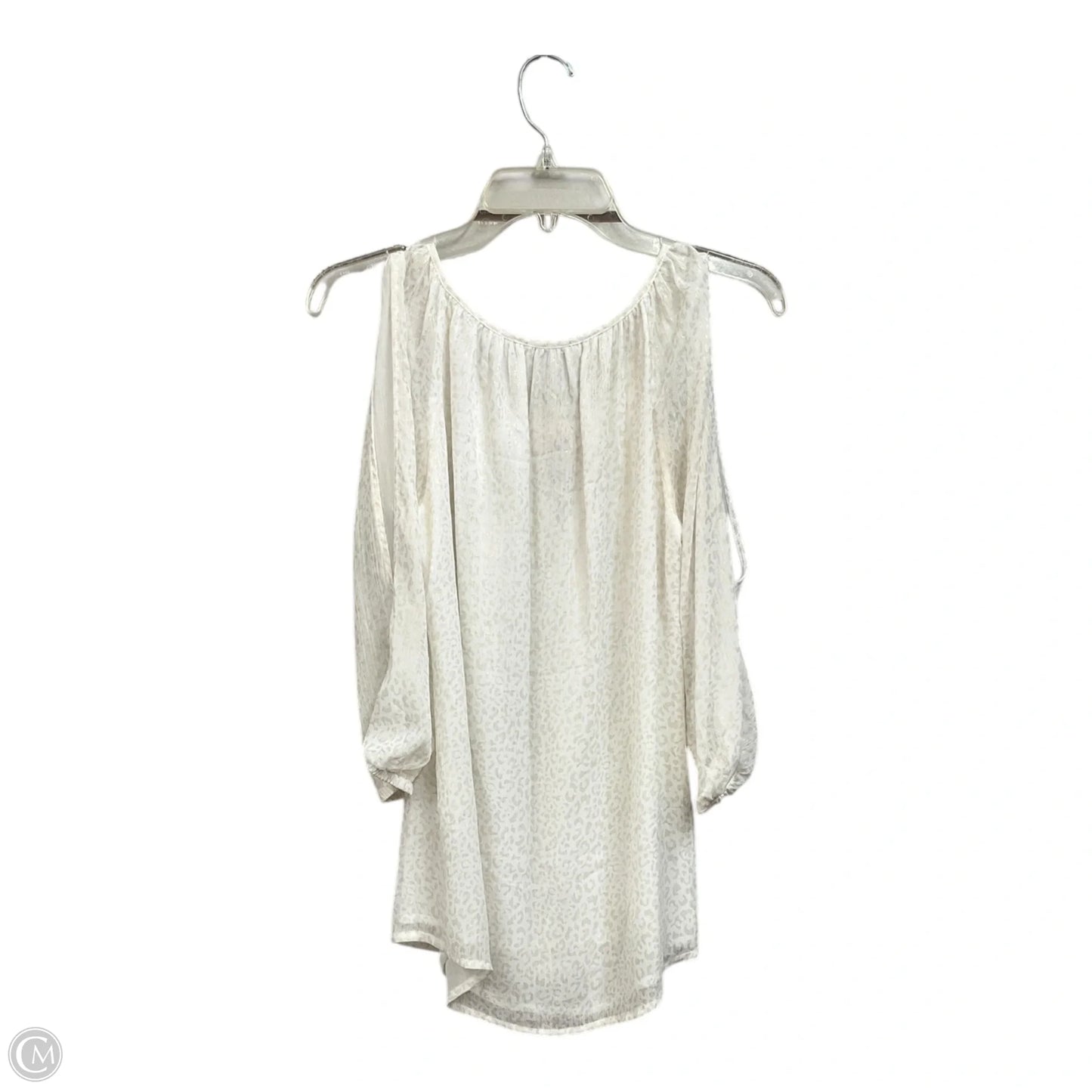 Top Long Sleeve By Cache In Animal Print, Size: Xs