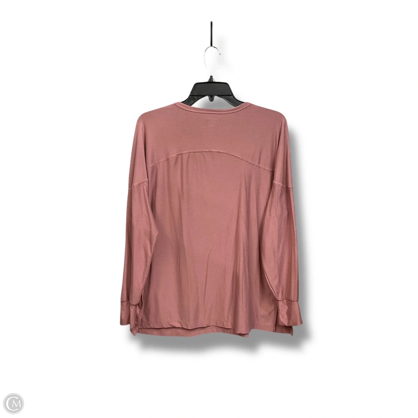 Athletic Top Long Sleeve Collar By Old Navy In Mauve, Size: S