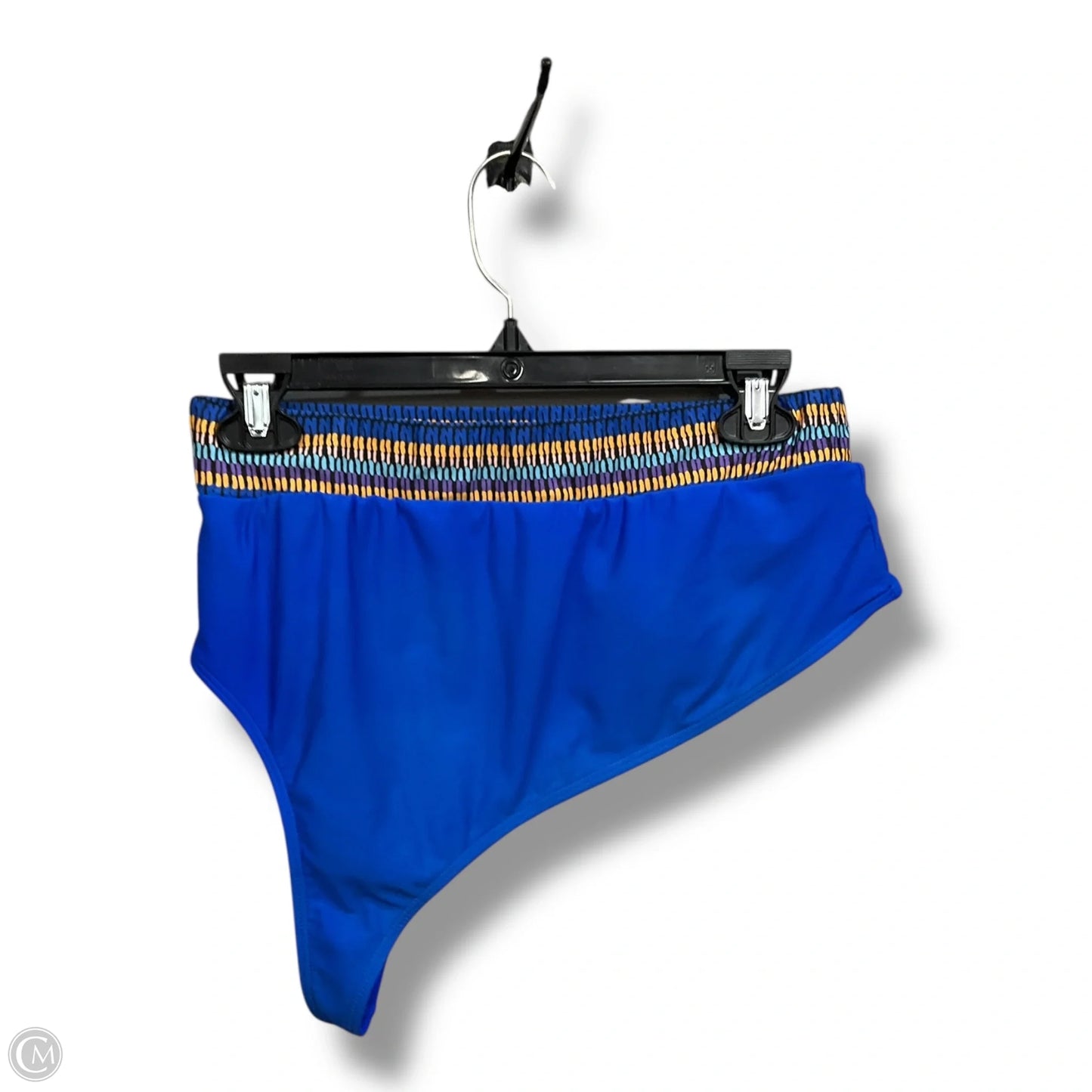 Swimsuit Top By Clothes Mentor In Blue, Size: Xl