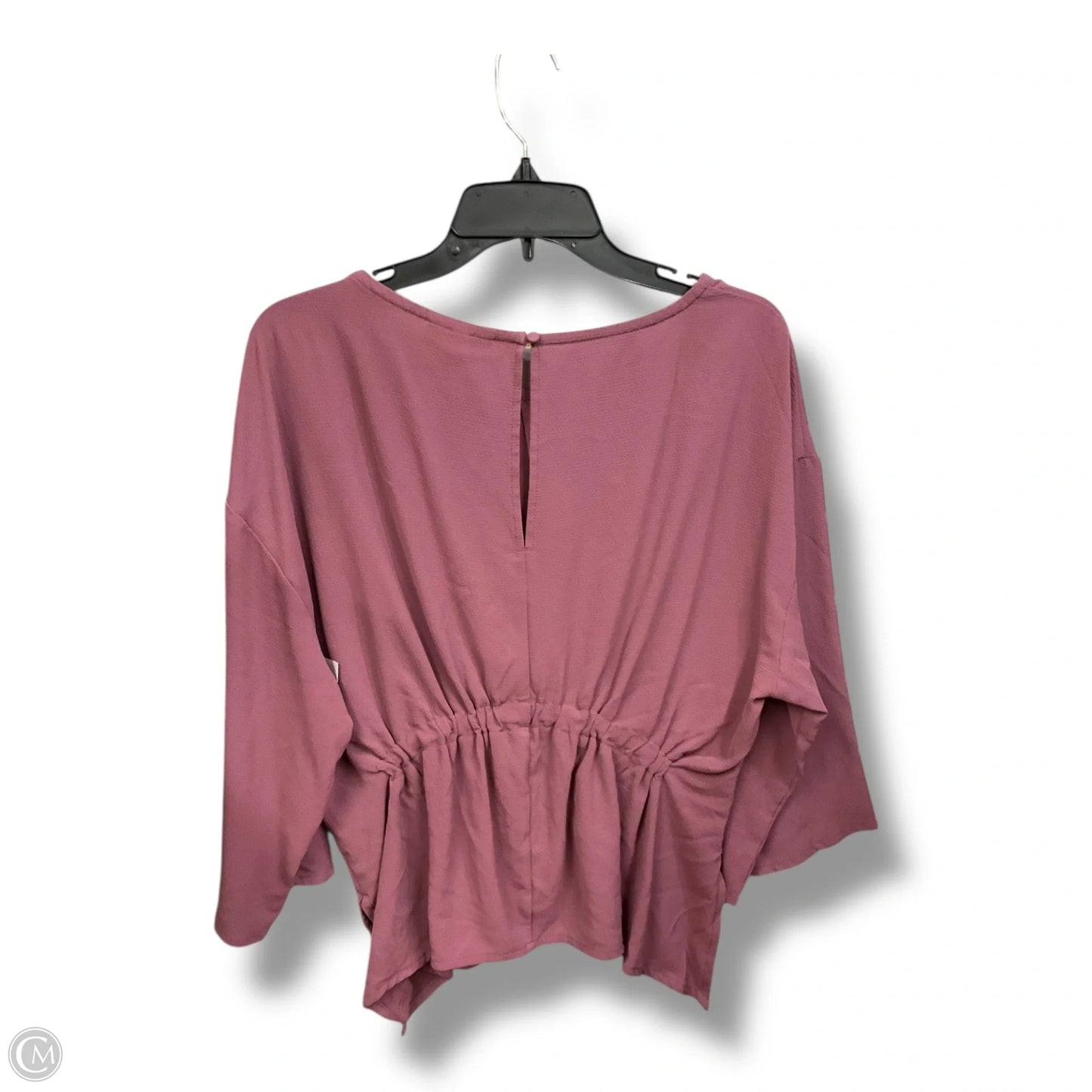 Top 3/4 Sleeve By Prologue In Purple, Size: Xl