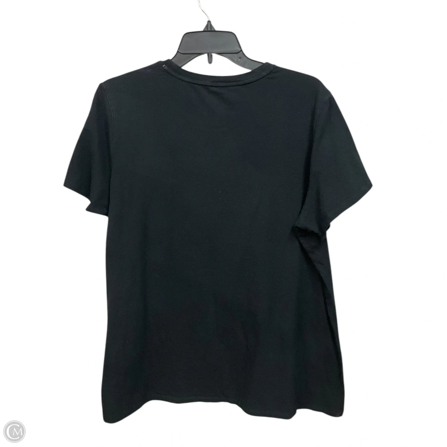 Top Short Sleeve By Calvin Klein Performance In Black, Size: 1x