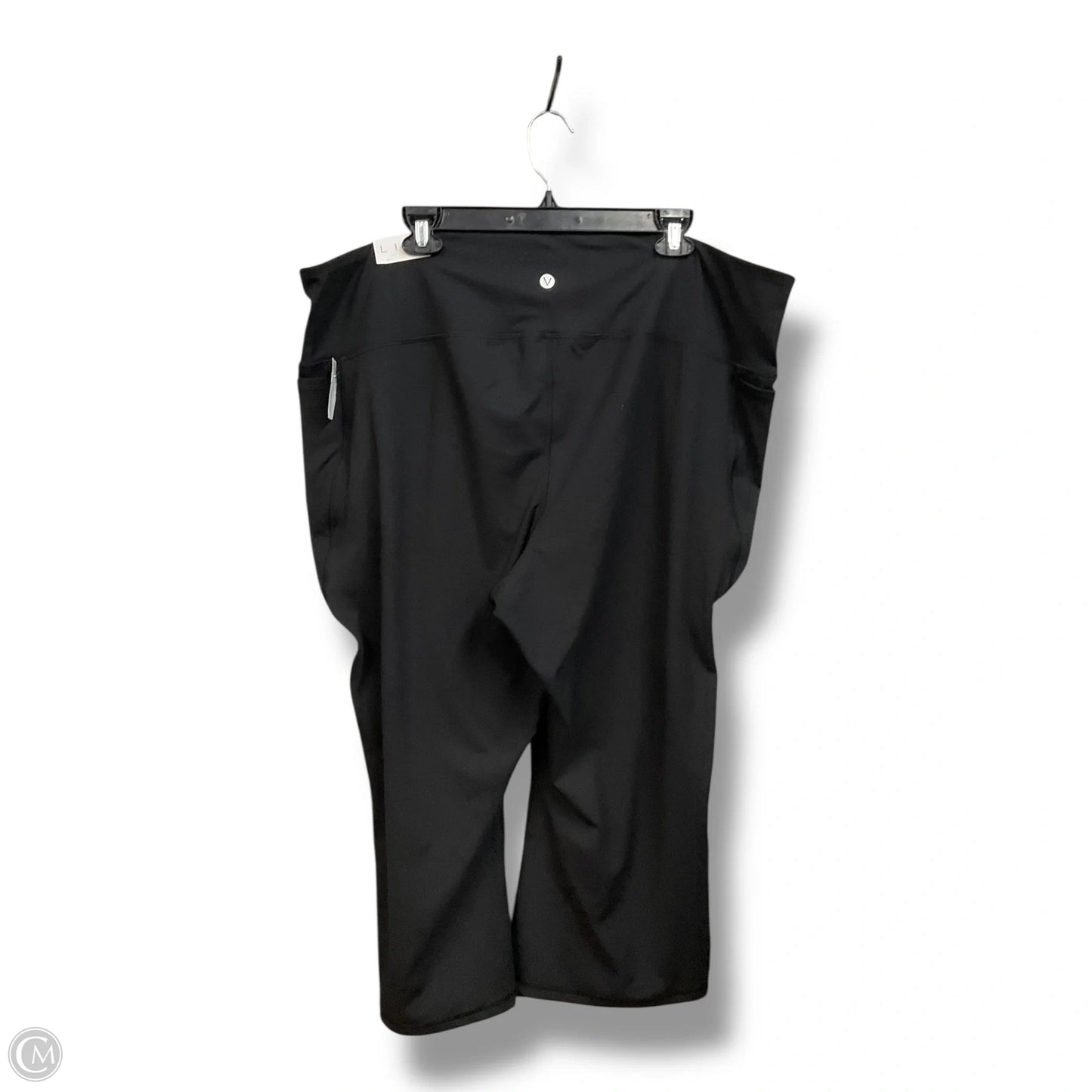 Athletic Capris By Livi Active In Black, Size: 4x