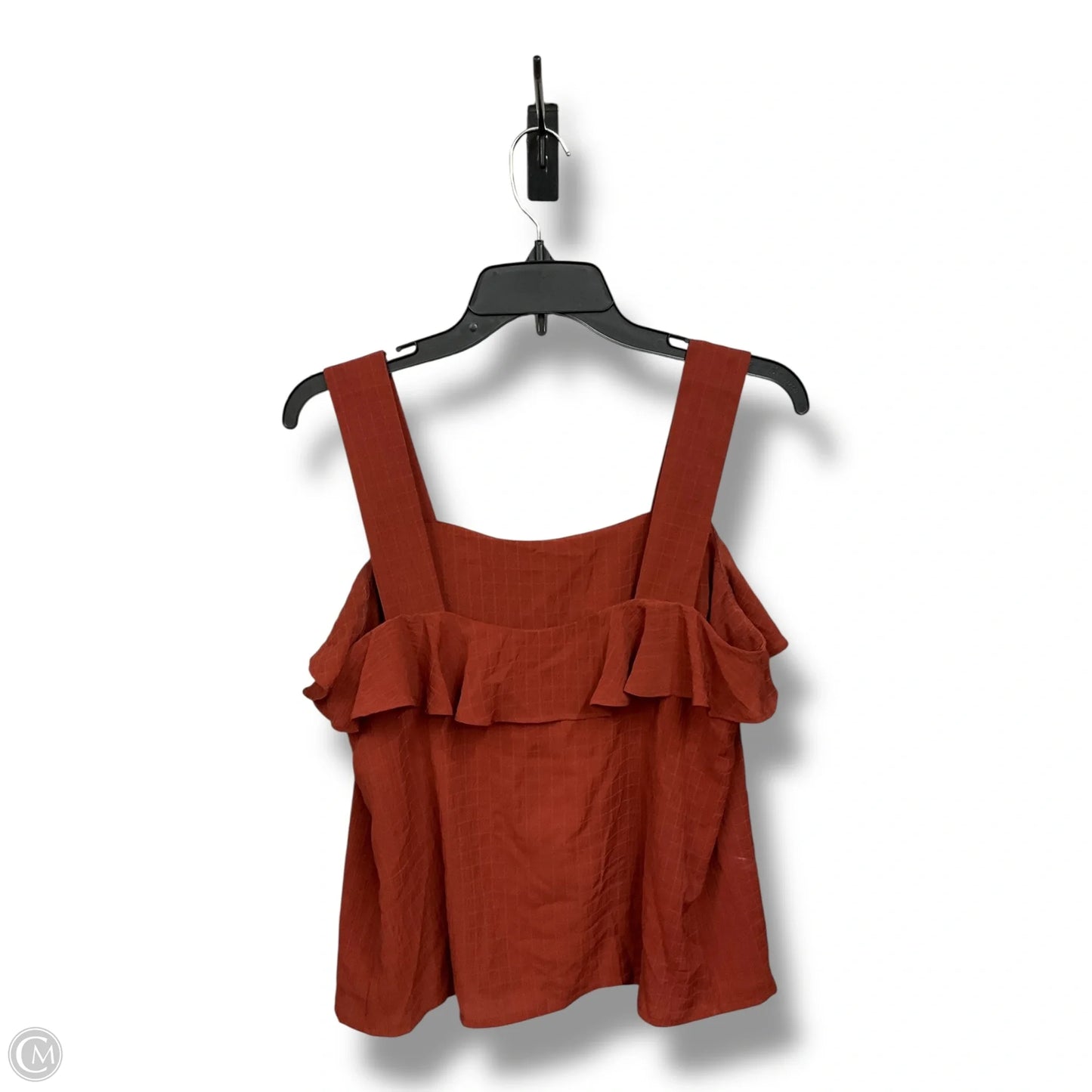Top Sleeveless By Nine West In Orange, Size: M