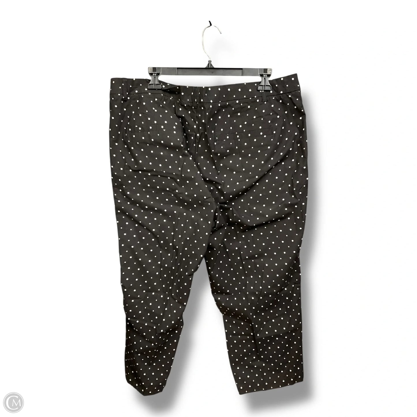 Capris By Jessica London In Polkadot Pattern, Size: 16