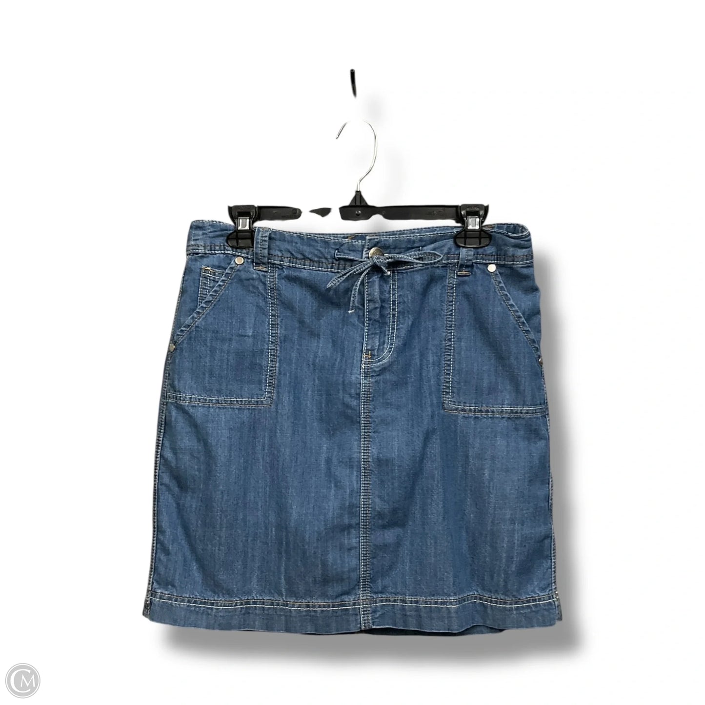 Skort By Christopher And Banks In Blue Denim, Size: 6