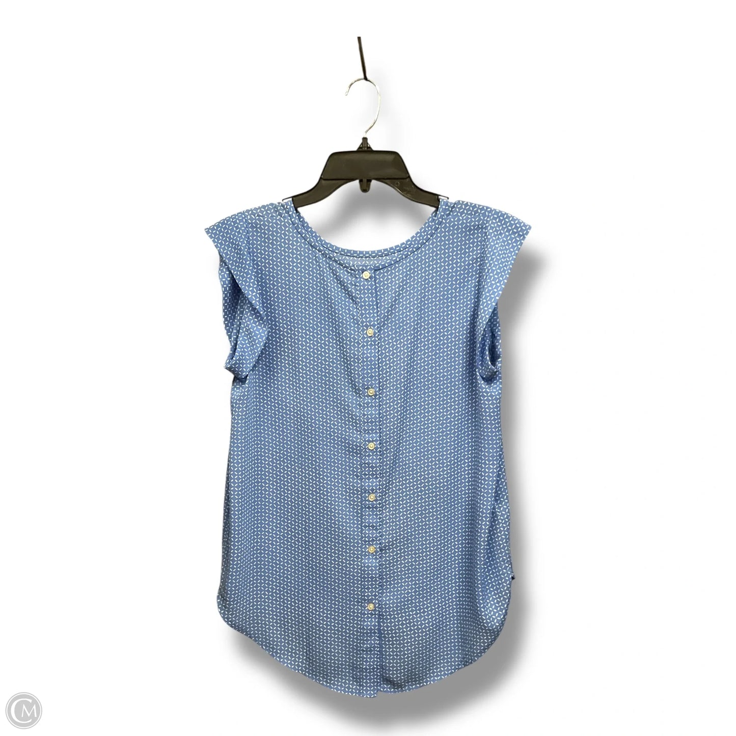 Top Sleeveless By Loft In Blue, Size: S