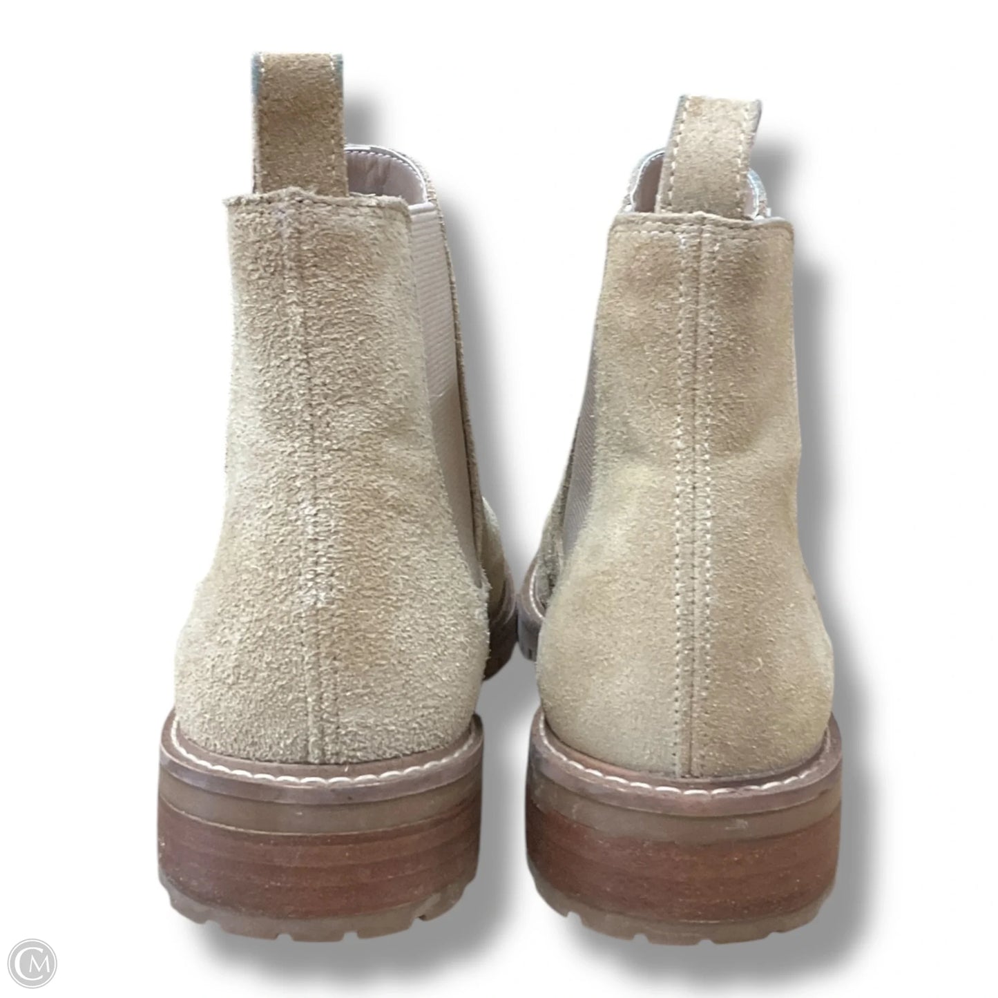 Boots Ankle Flats By Steve Madden In Tan, Size: 8.5