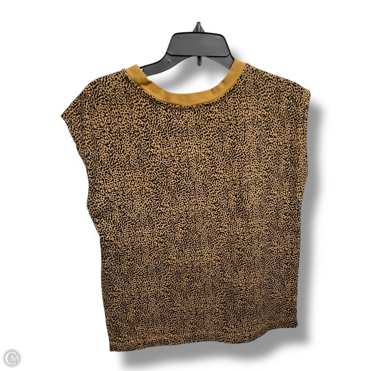 Top Short Sleeve By Loft In Animal Print, Size: Xs