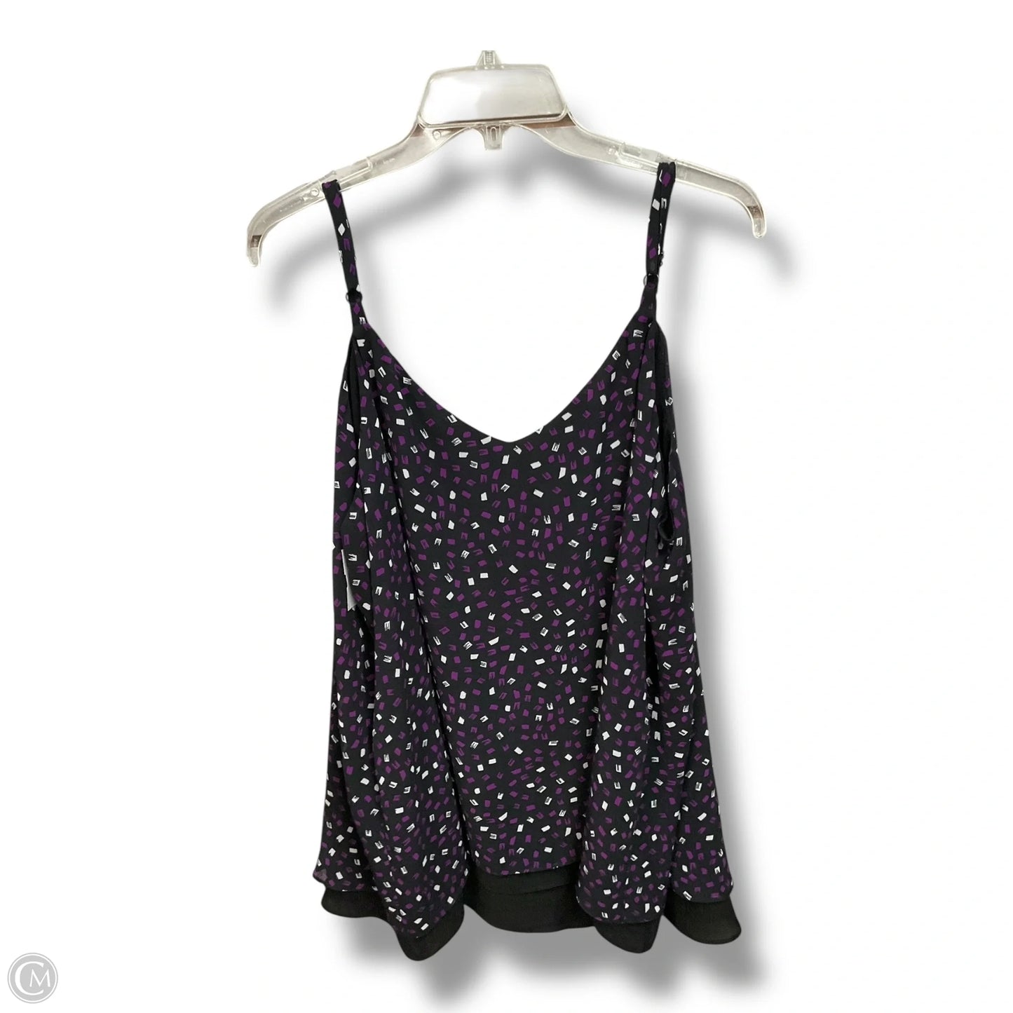 Top Cami By Torrid In Black & Purple, Size: 3x
