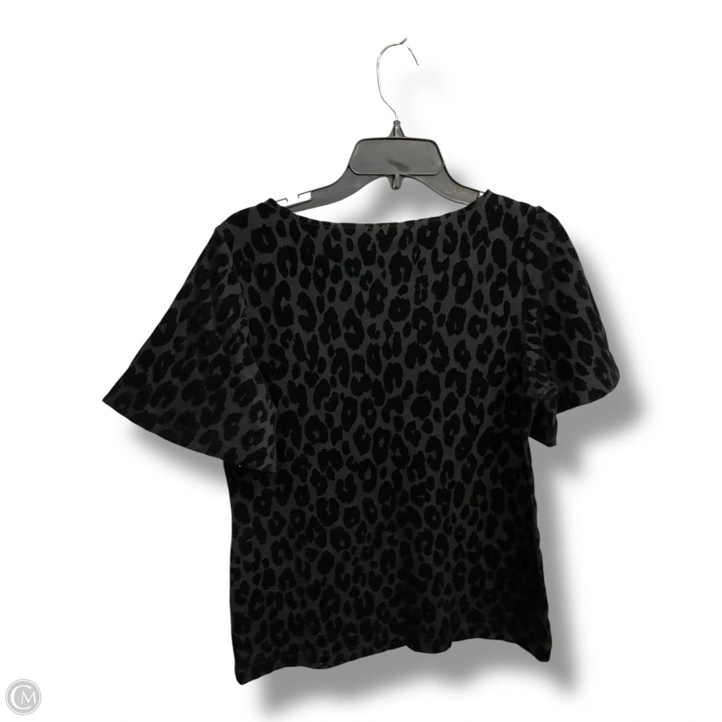 Top Short Sleeve By Ann Taylor In Animal Print, Size: M