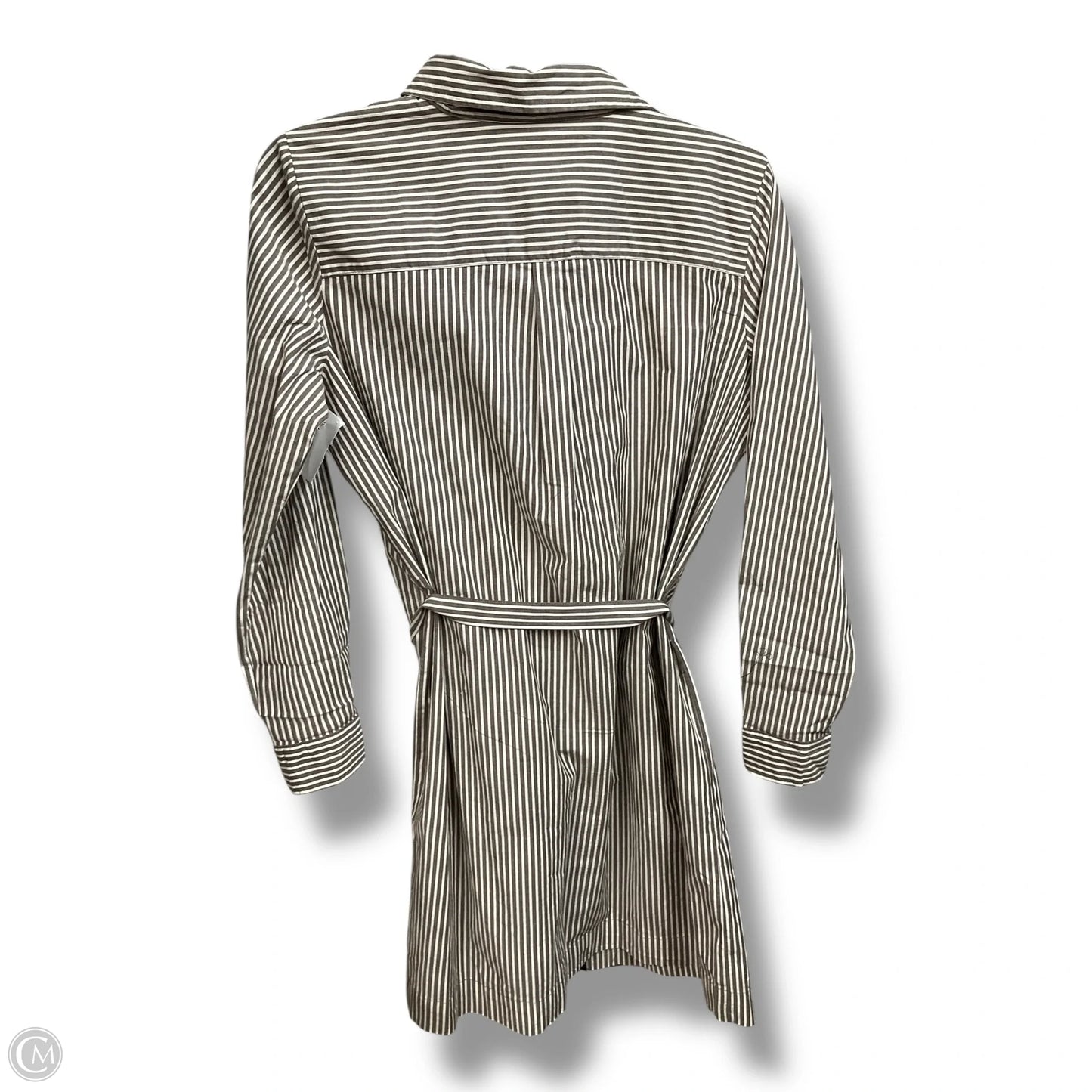 Dress Casual Midi By Loft In Striped Pattern, Size: Sp