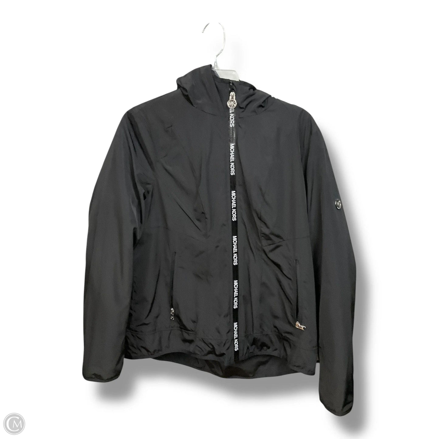 Coat Designer By Michael Kors Collection In Black, Size: L