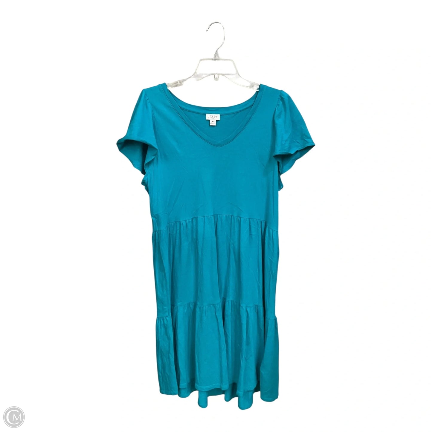 Dress Casual Midi By J. Crew In Teal, Size: M
