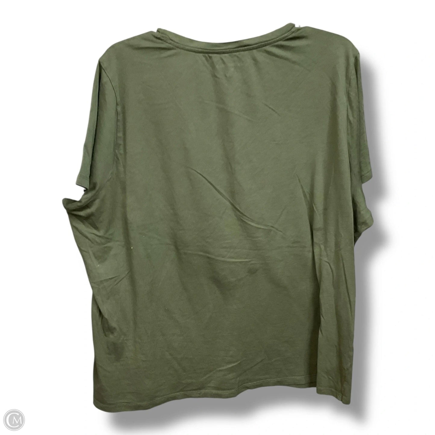 Top Short Sleeve By Calvin Klein Performance In Green, Size: 2x