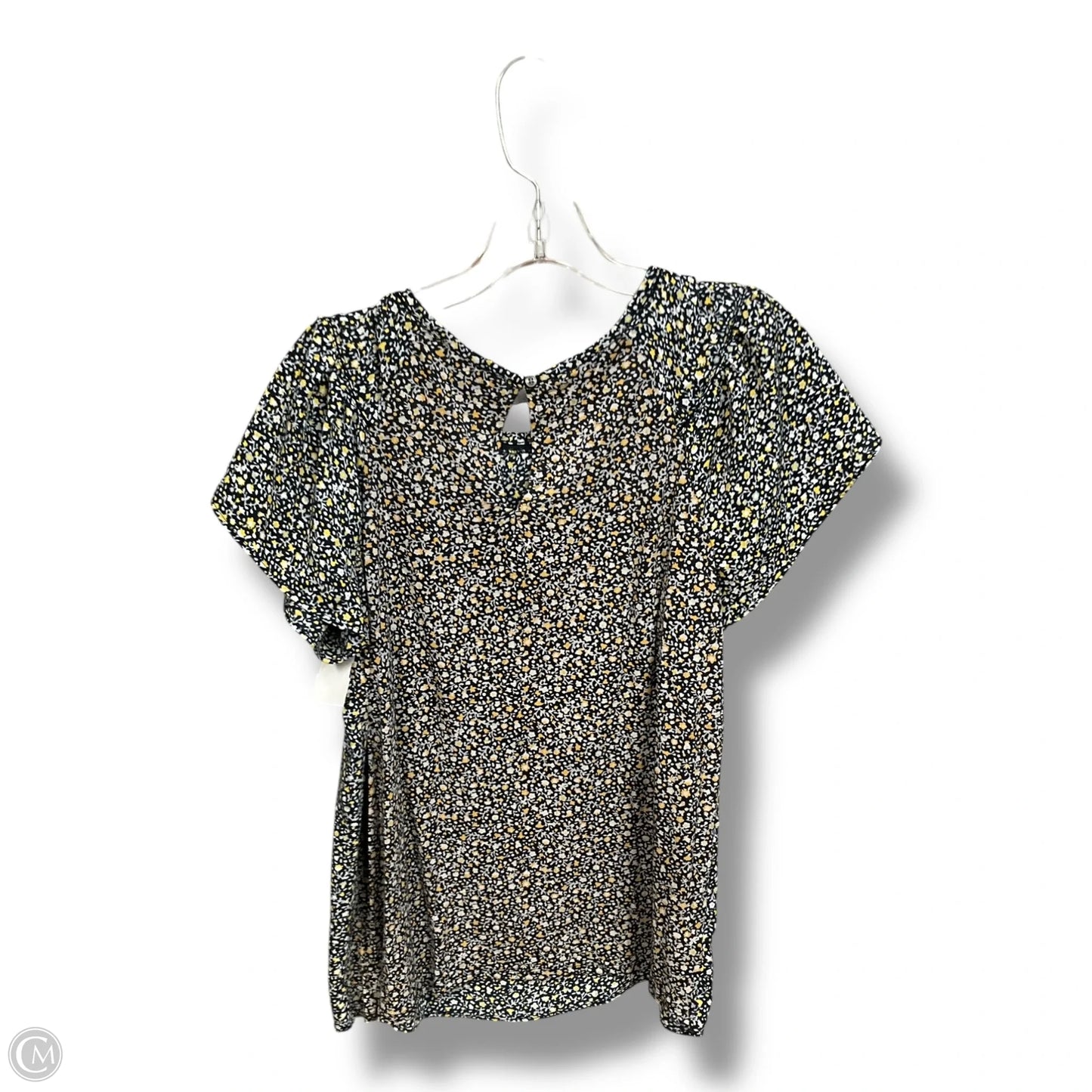 Top Short Sleeve By Loft In Floral Print, Size: S