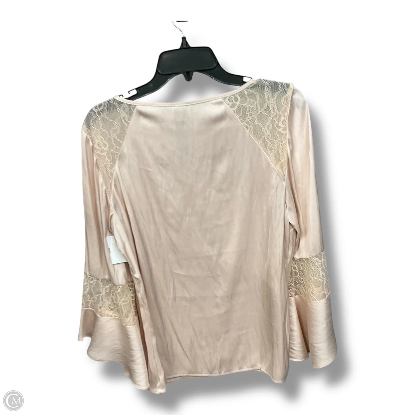 Top Long Sleeve By Chicos In Peach, Size: M
