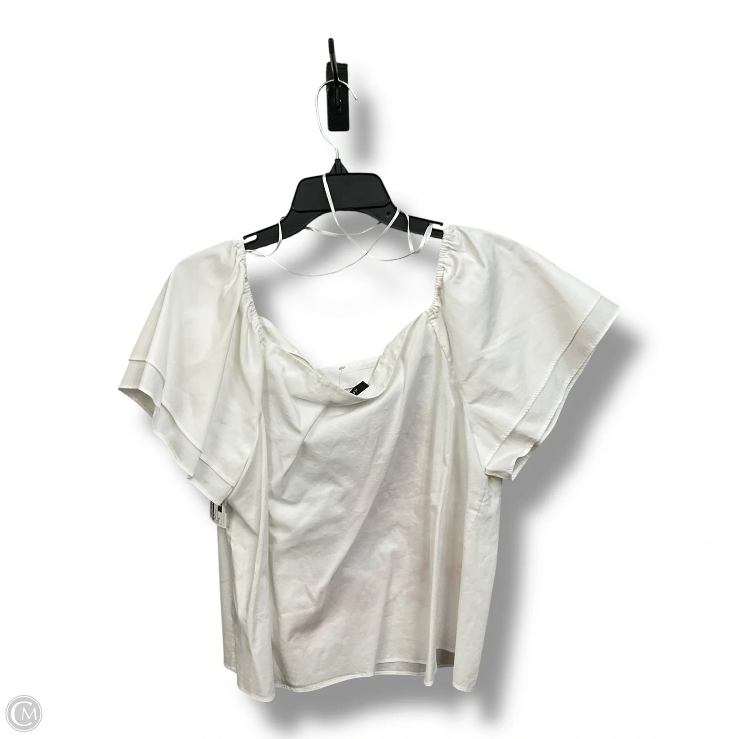 Top Short Sleeve By Apt 9 In Floral Print, Size: Xl