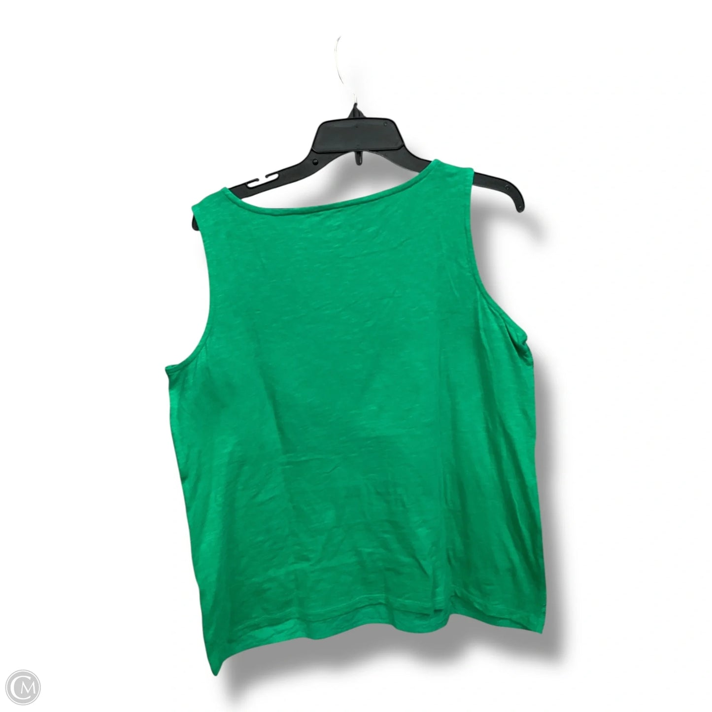 Top Sleeveless By Talbots In Green, Size: 1x