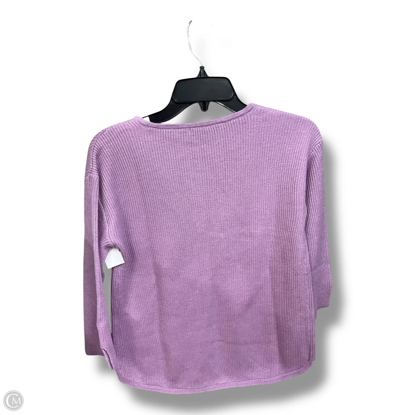 Top 3/4 Sleeve By Chicos In Purple, Size: S