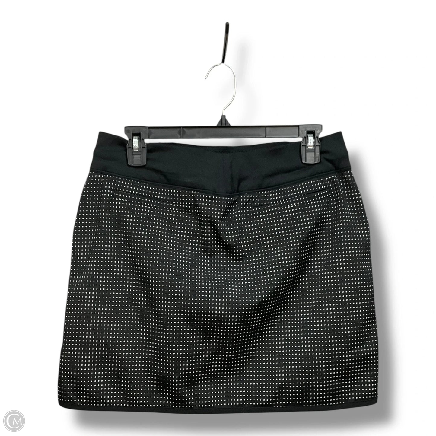 Athletic Skort By Adidas In Black & White, Size: S