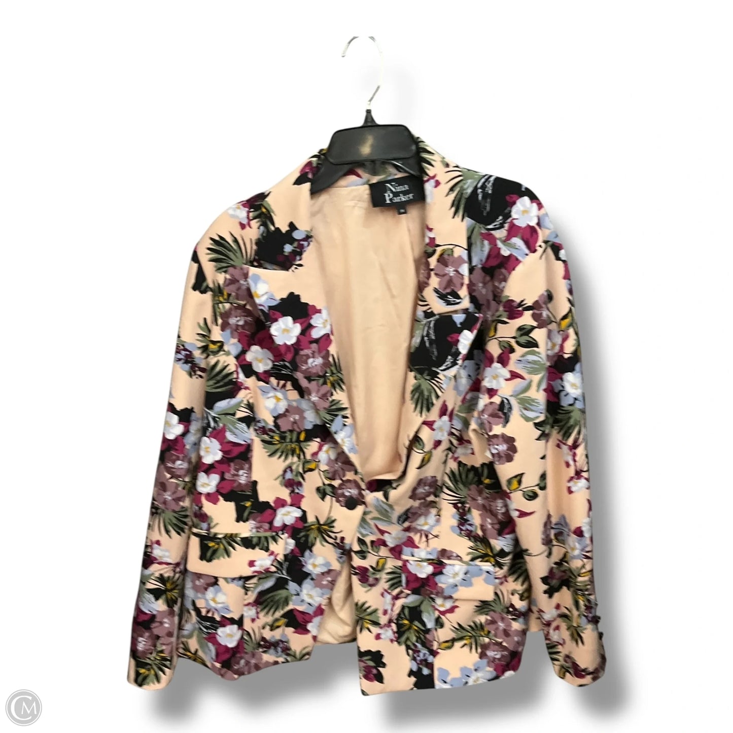 Blazer By Nina In Floral Print, Size: 3x