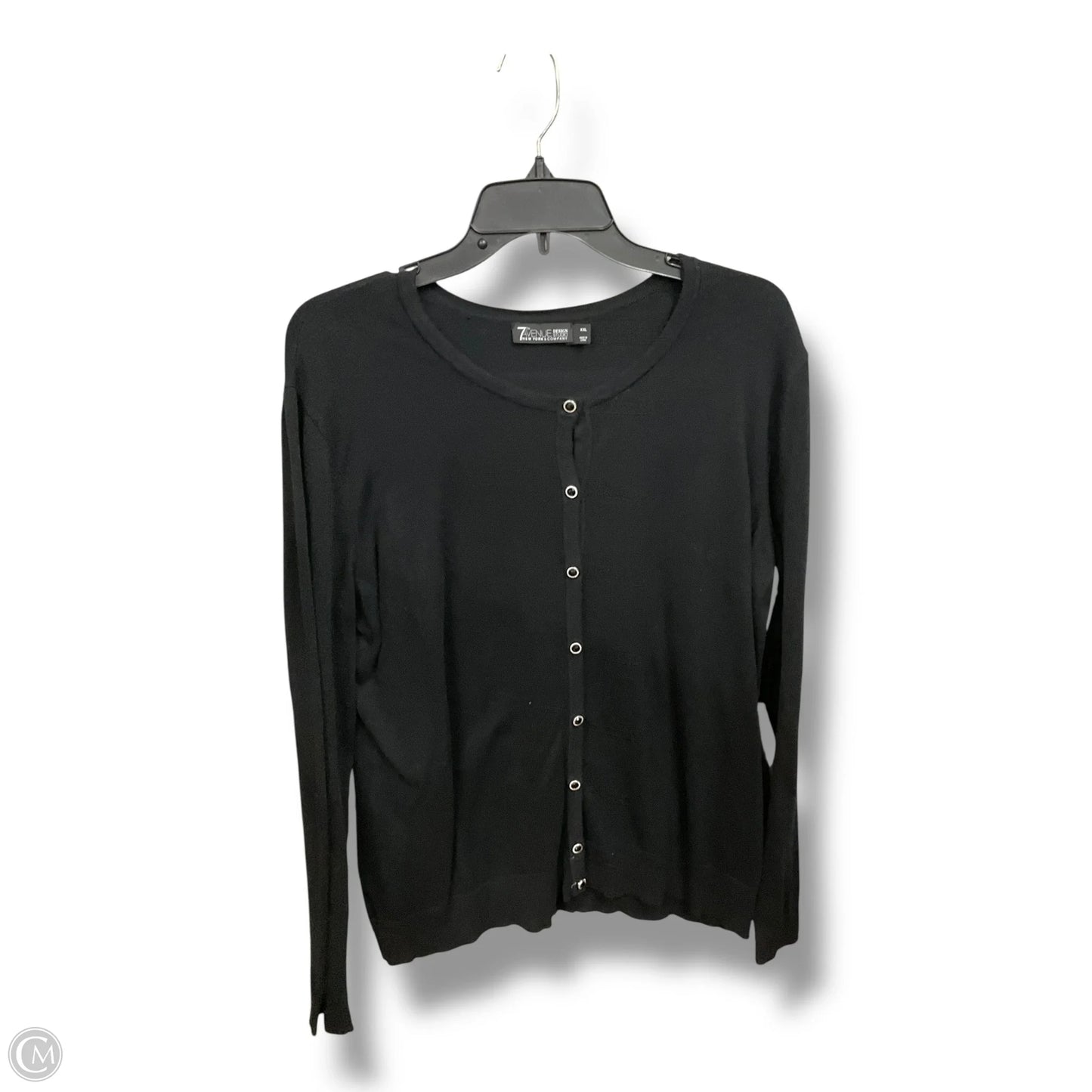 Cardigan By New York And Co In Black, Size: Xxl