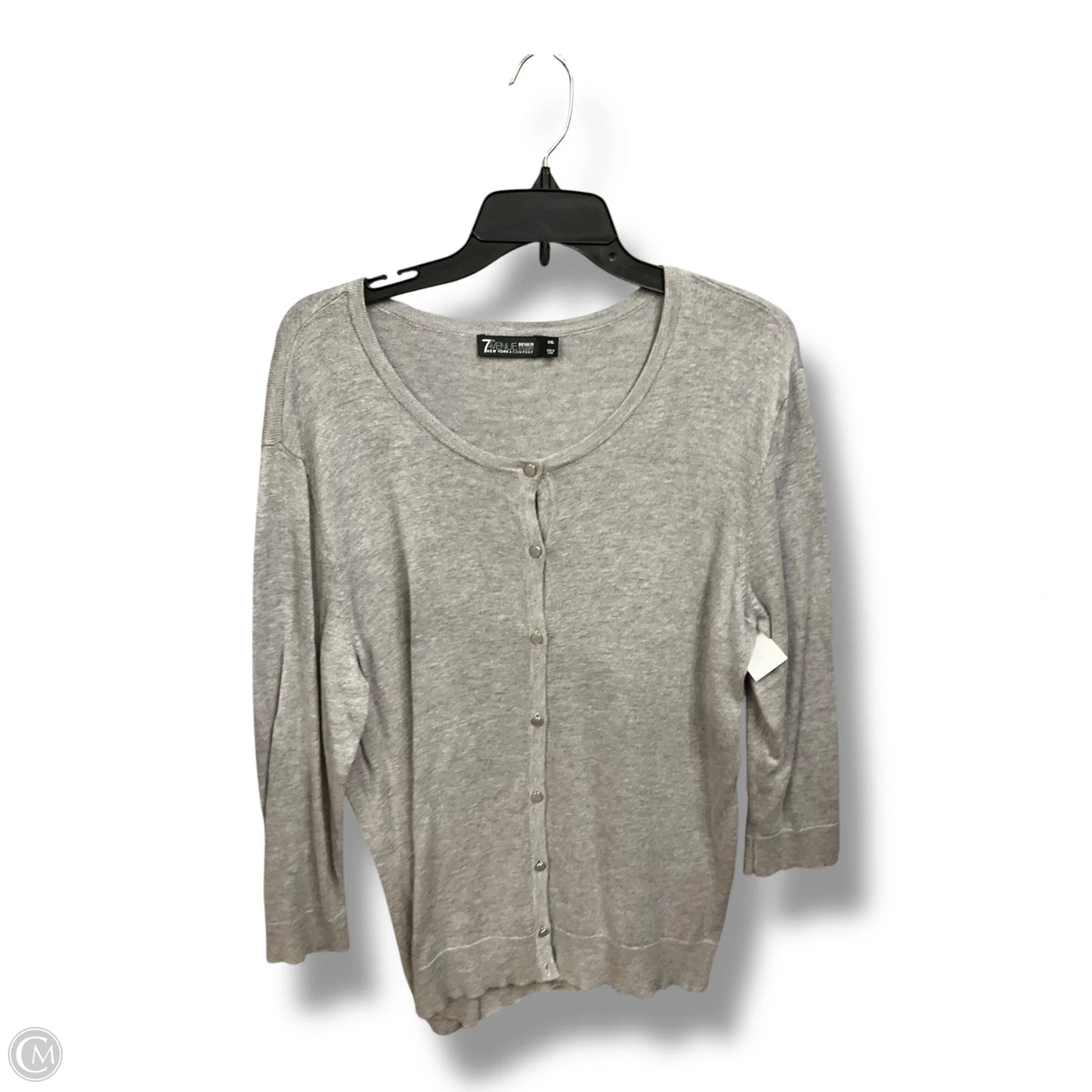 Cardigan By New York And Co In Grey, Size: Xxl