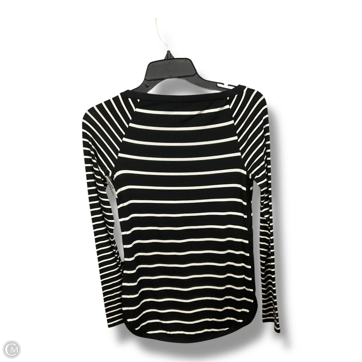 Top Long Sleeve By White House Black Market In Striped Pattern, Size: Xxs