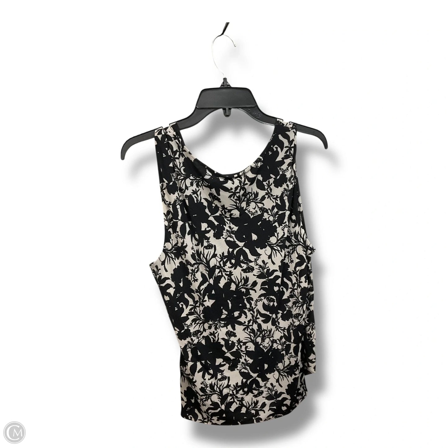Top Sleeveless By Inc In Black & Tan, Size: Xl