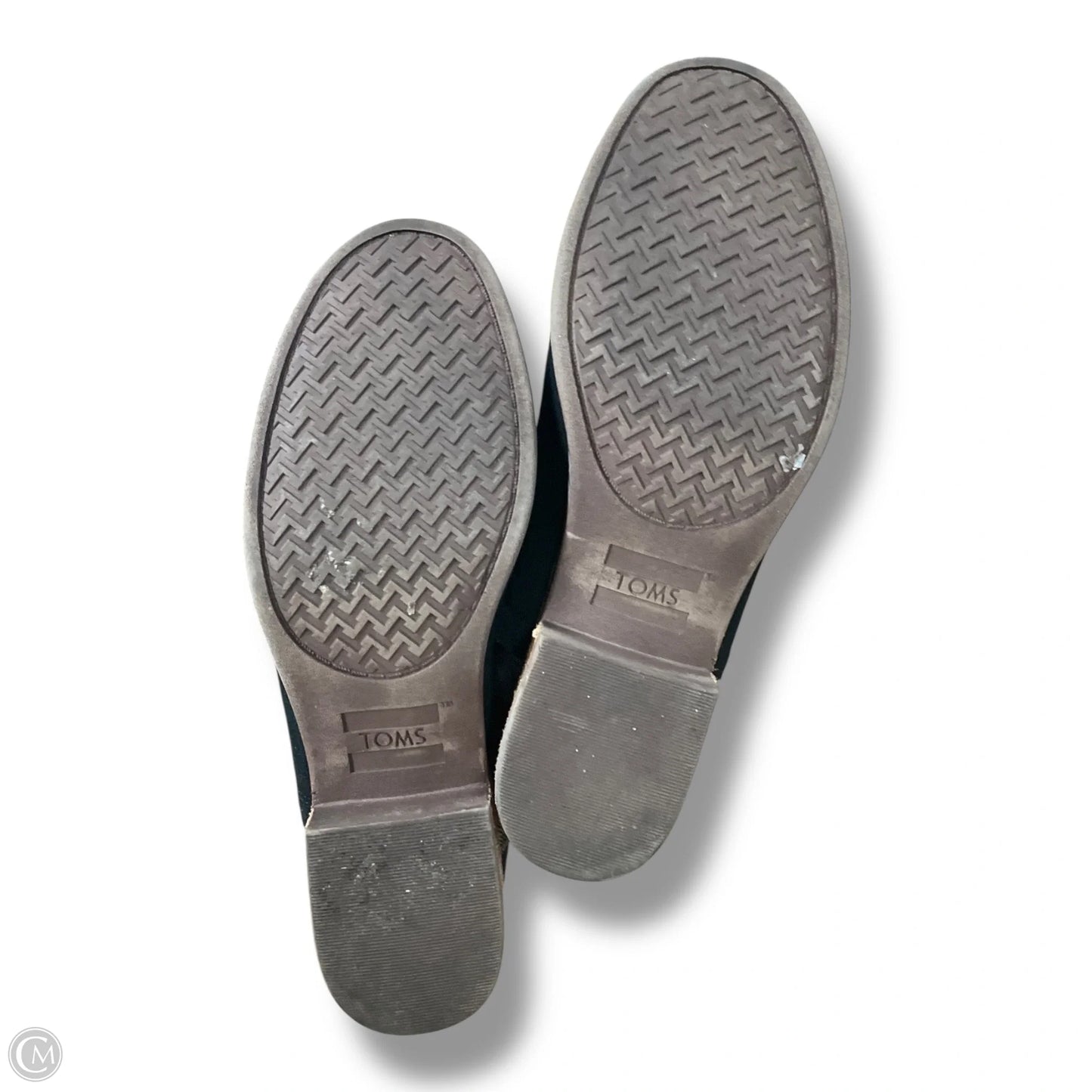 Boots Ankle Heels By Toms In Plaid Pattern, Size: 6.5