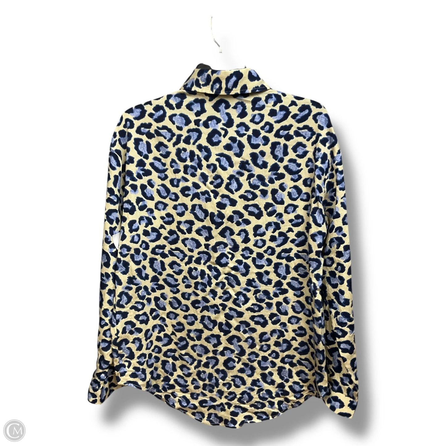 Blouse Long Sleeve By Bailey Rose In Animal Print, Size: S